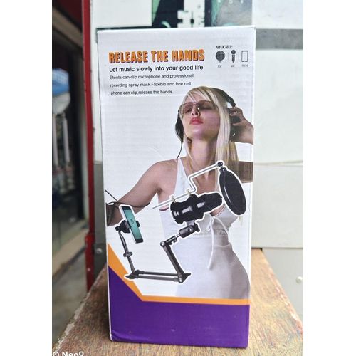 product_image_name-Generic-Adjustable Microphone & Phone Holder Stand-1