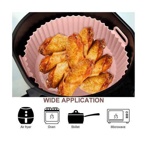 Dropship 2 Pcs Food Grade Silicone Easy Cleaning Air Fryer Liners