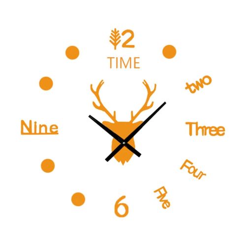 Generic 47'' Deer head DIY Wall Clock