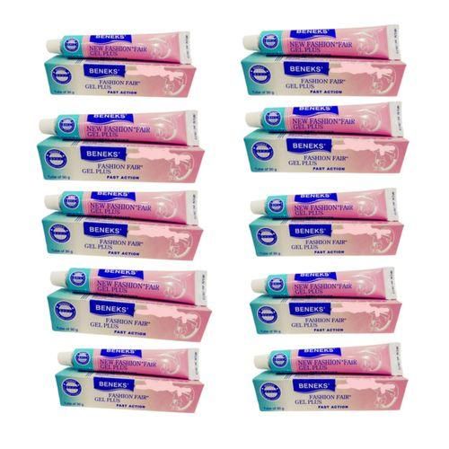 product_image_name-Beneks-Fashion Fair Gel Plus Fast Action 30g × 10 Tubes-1