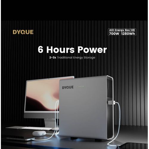 product_image_name-Powertec Solar-DYQUE AIO 700W Generator Kit with 350W Panel – 24/7 Home & Office Backup-2
