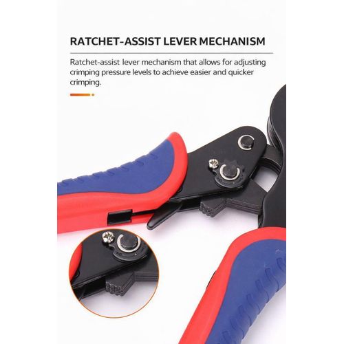 product_image_name-Generic-Tubular Terminal Crimping Pliers for Electricians - Hexagonal/Cold Press Type, European Standard, with Pin and Tubular Jaws-8