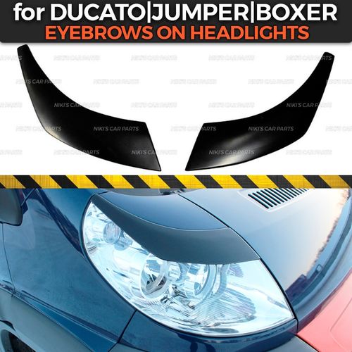 Generic Eyebrows On Headlights Case For Peugeot Boxer 2006-2013