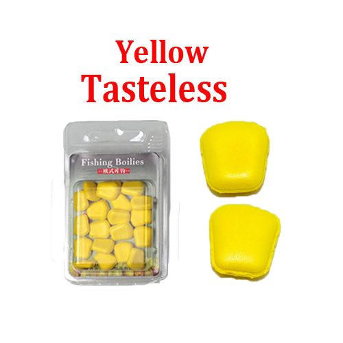 Generic 20PCS Carp Fishing Boilies Corn Sweet Smell Yellow