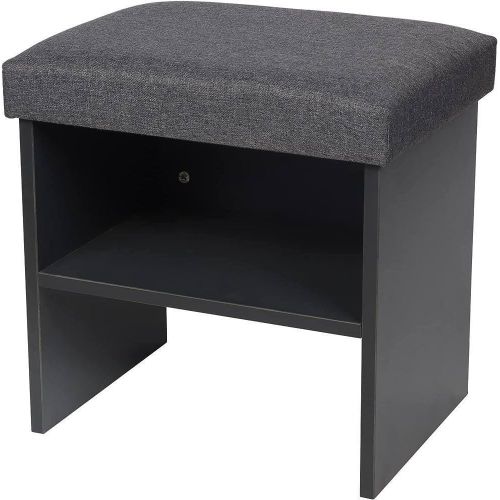 Generic 2 TIER SIDE STOOL / SHOE BENCH WITH SOFT CUSHION - image 2