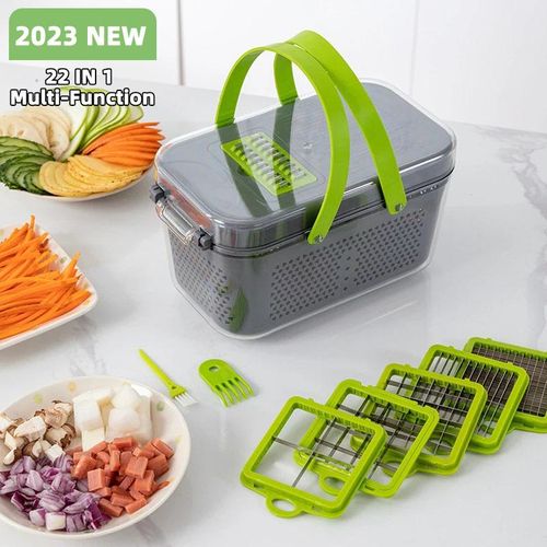 Generic Multifunction Vegetable Nicer Dicer Potato Chopper Household Slicer  Fruit Manual Onion Cumber Kichten Tools Decoraction