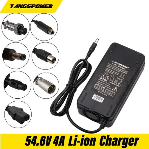 54.6V Battery Charger for Electric Bike, 48V 2A Power Supply for