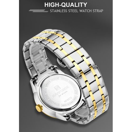 Naviforce Men Classic Style Watch - Two Tone - image 3