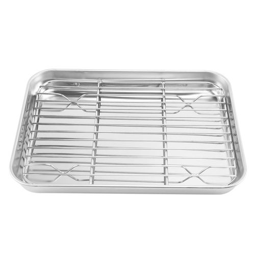 Toaster Oven Pans Set of 2,Stainless Steel Toaster Oven Tray
