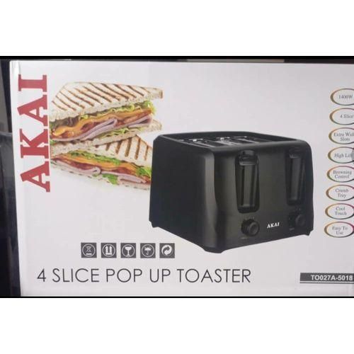 Generic  4 Slice  Pop-Up Bread Toaster