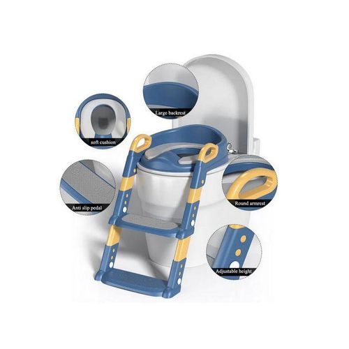 product_image_name-Generic-Children's Toilet Seat With Ladder & Ring Cushion-1