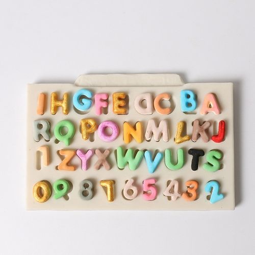 Alphabet Letters Chocolate Silicone Mold - Cake Decorating Supplies Dubai