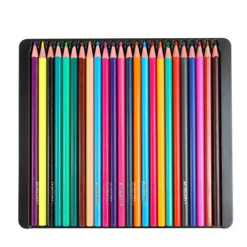 72 Colors Professional Color Pencil Set Iron Box Colored Colour