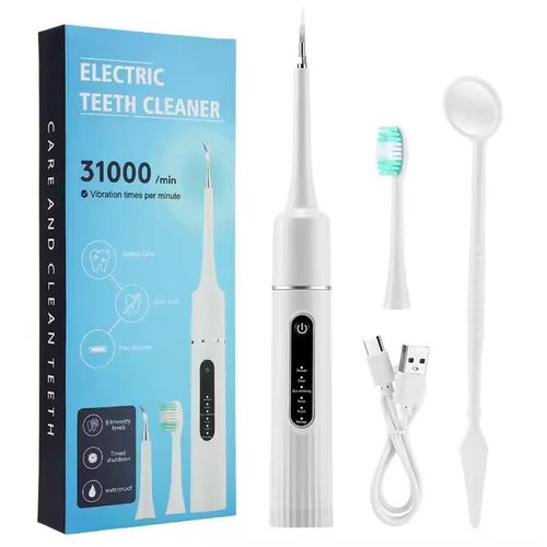 product_image_name-Generic-Electric Tooth Cleaner Waterproof Toothbrush Sonic Vibration Dental Scaler Plaque Calculus Tartar Remover-5