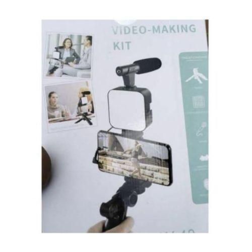 product_image_name-Generic-Vlogging Kit Potable Handheld Phone With Adjustable Tripod-1