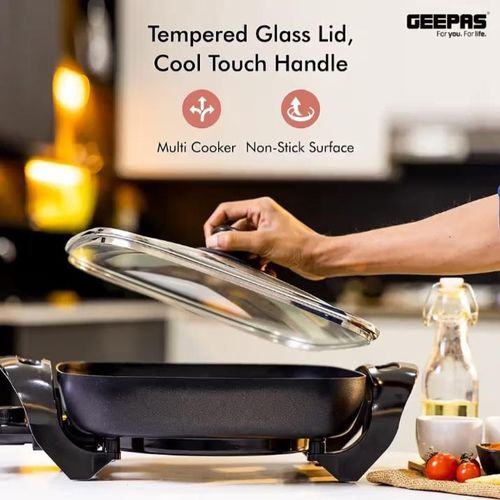 product_image_name-Geepas-Large 3.5L Multi-Cooker With Glass Lid - 1500W-2