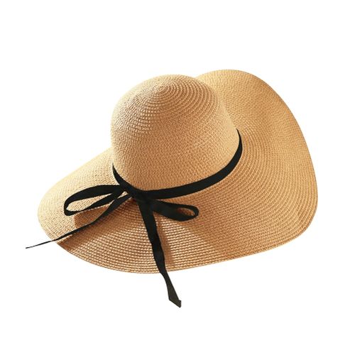 Uv Sun Protection Female Uv Hat, Women Straw Hat Big Bow