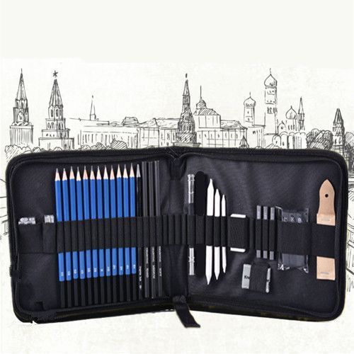 Fashion Professional Sketching Drawing Artist Kit Set Pencils