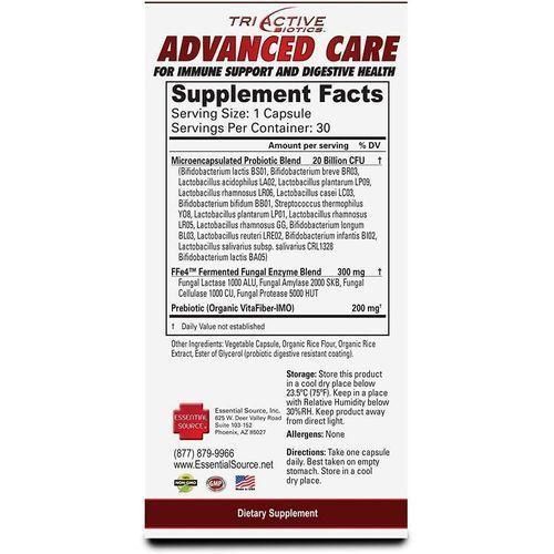 product_image_name-Essential Source-TriActive Biotics Advanced Care - 20 Billion CFU Probiotics For Digestive Health, Immune Support-2