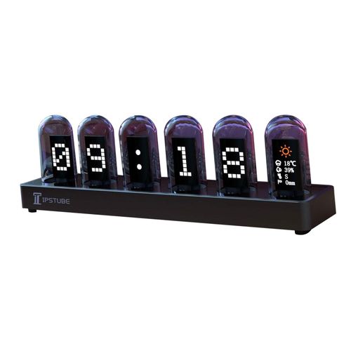 Generic Nixie Tube Clock Desk Digital Clock Family Home Gray | Jumia ...