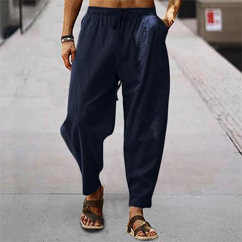 Sand Drawstring Waist Pants