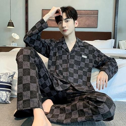 Amazon.co.jp: Cotton Women's Bathrobe Men Pajama Nightgown