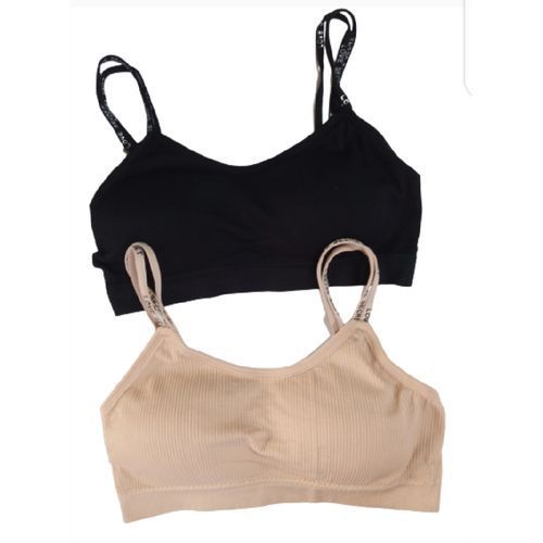 Fashion Ladies/teenager Padded Bra Top (large) 2pcs