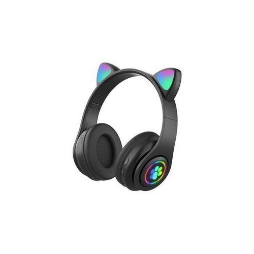 Generic Headphone Cute Cat Wireless Headphone With Led Light - image 2