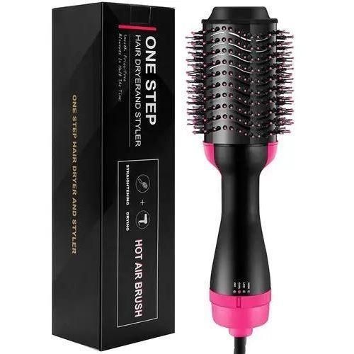 product_image_name-One Step-3 IN 1 Hair Dryer & Styler with Ionic Technology - Hot hair brush( Reduce frizz, Make hair smoother and shinier)-1