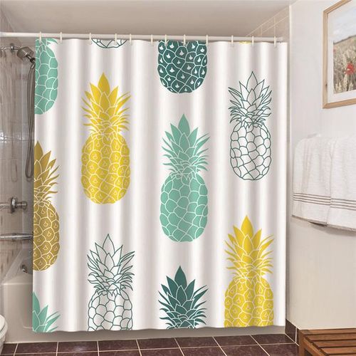 Pineapple shower curtains sale