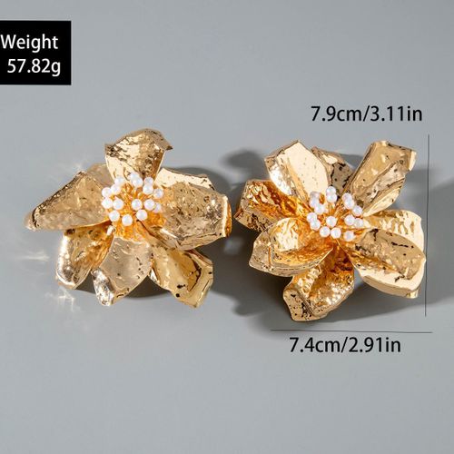 product_image_name-Bangles-High-End Geometric Pleated Metal Bracelets, Light Luxury Fashion Bracelets, Multi-Layer Stacked Bracelets-5