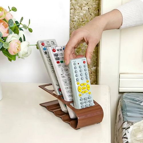 product_image_name-Generic-Stackable Plastic TV Remote Organizer For Home Storage-2