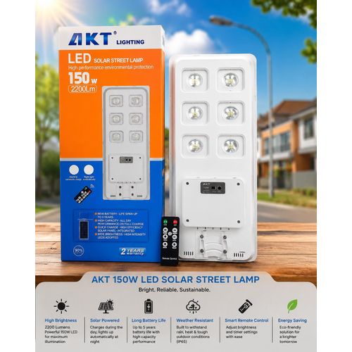 AKT 150W LED Solar Street Lamp