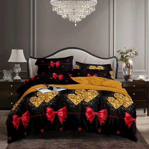 product_image_name-Generic-LUXURY COTTON FLORAL BEDSHEET SET  with Four pillowcases (Bedding  Set)-1