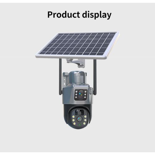 product_image_name-Generic-V380 Pro 4g Lte Solarpanel  Dual Lens Cctv With PTZ-1