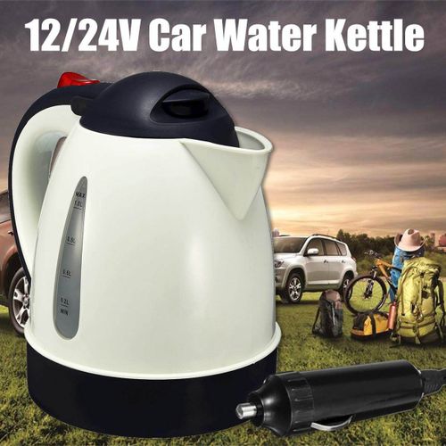 1000ml Car Portable 12V Auto Tea Coffee Water Electric Heater Travel Kettle  Kit