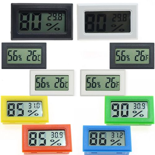 Generic Mini Digital LCD Bequem Temperatur Sensor Feuchtigkeit Meter Innen  Hygrometer Tragbare Gauge Sensor Kühlschrank Thermometer