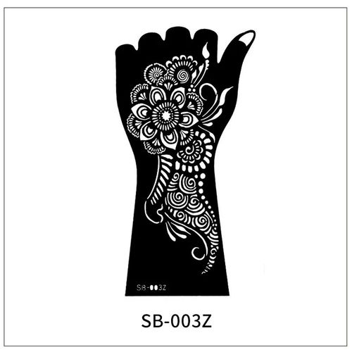 Set of flyer templates mehndi design Royalty Free Vector