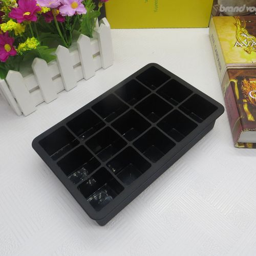 15 Grids Silicone Ice Cube Tray Large Mould Mold Giant Maker Square Mould *