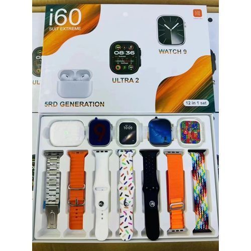 Generic I60 12 In 1 Set SmartWatch 2.3inch HD Screen Dual Watch
