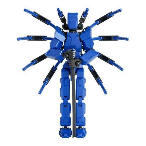 Generic 2-in-1 Blue Robot Spider Action Figure Kit - Modular Transformable Model Toy - DIY Assembly for Kids & Collectors