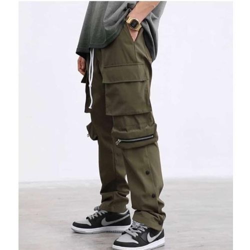 Men Casual Streetwear Joggers Cargo Pants Sweatpants Combat Sport Urban  Trousers