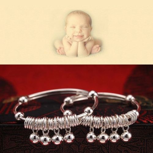 2pcs Children Baby Girls Boys Toddlers Adjustable Size 925 Sterling Silver  Bracelet | Wish