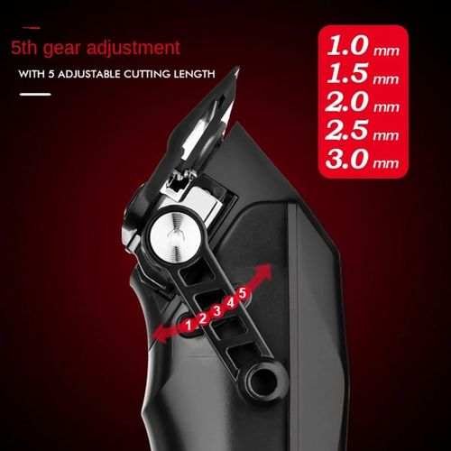 Generic Rechargeable hair clipper NG-125 black - image 2