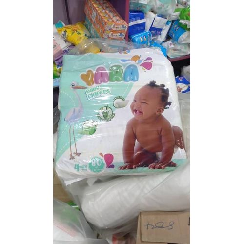 product_image_name-YARA-Diapers, Size 4, 80 Pieces, 7-14kg With Free Sanitary Pad-1