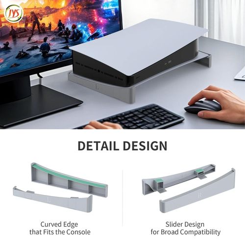 product_image_name-Generic-Horizontal Storage Stand For PS5 Fat – Multi-Functional Dock Rack And Game Controller Holder-1