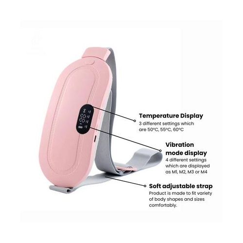 product_image_name-Generic-Rechargeable USB Period Cramps Pain Relief Belt Massager-1