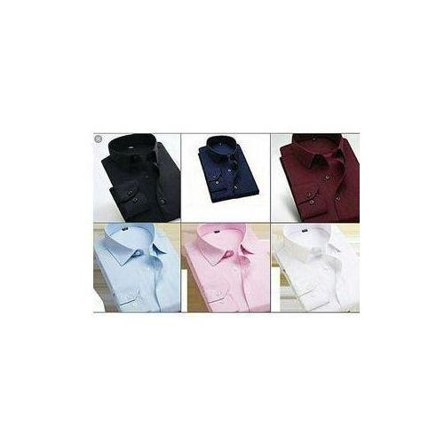 product_image_name-Fashion-6in1 Corporate Quality Formal Plain Long Sleeve Shirt-1