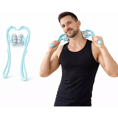 Generic Trigger Point Roller Neck Massager for Pain Relief Portable for Neck Shoulder Knee - image 3