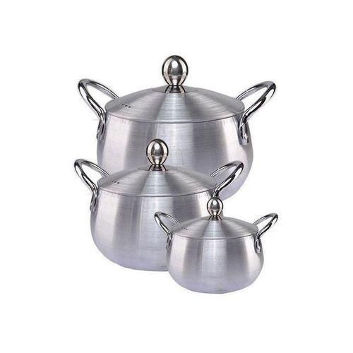 product_image_name-Generic-Belly Shape quality alluminium cooking pots >> 3 pcs (16cm, 20cm, 24cm)-2